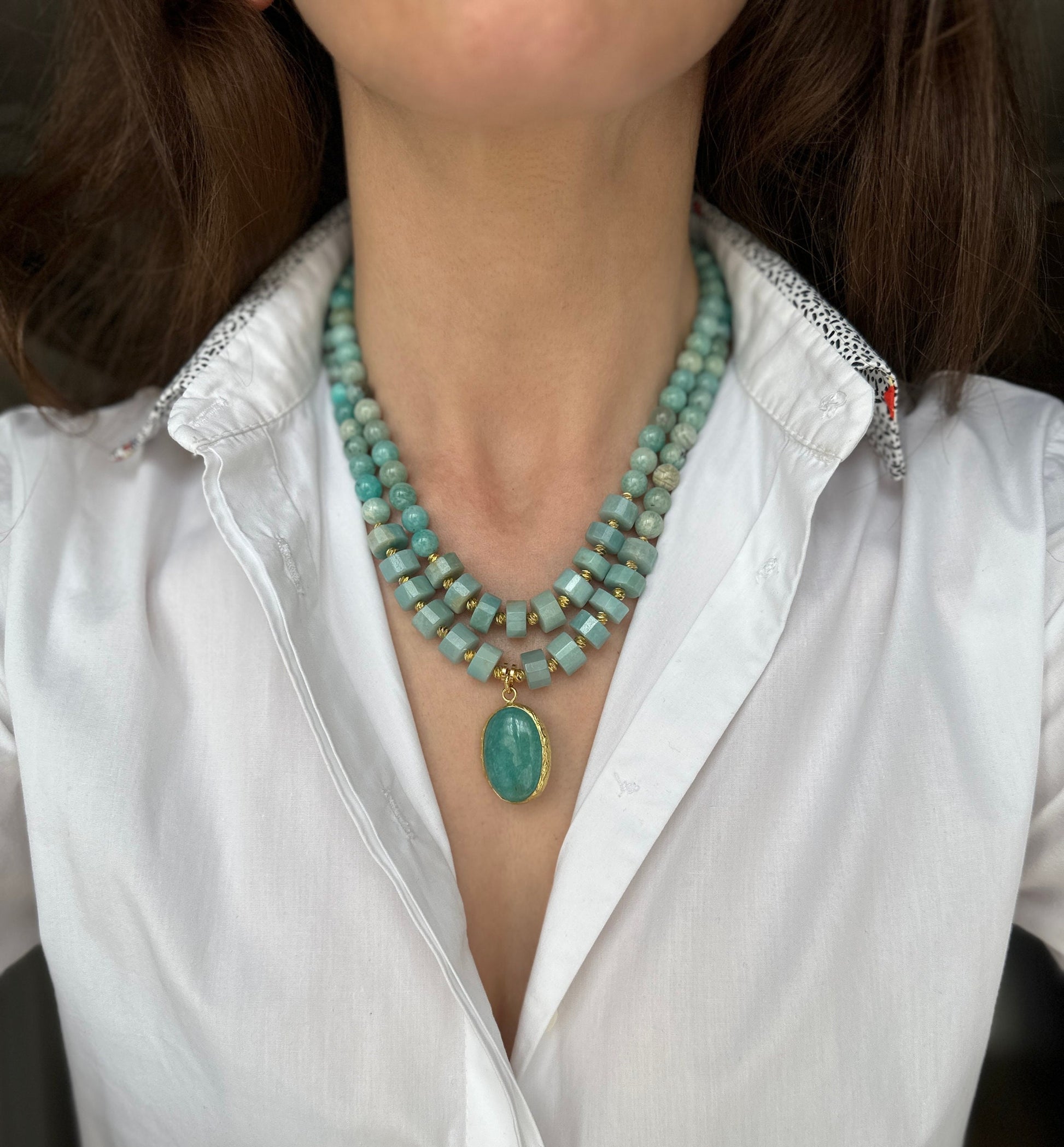 Amazonite Necklaces – Baryadesign